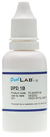 POWERHAUS24 PoolLAB flüssige Reagenz DPD 1B, vereinfachte Anwendung - kein zerstoßen nötig, 30 ml - sehr ergiebig, Made in Germany