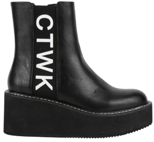 CHATTAWAK Damen 8yukonoir38 Stiefelette, Schwarz, 38 EU