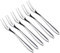 Stainless Steel Forks Set - for Oyster Shellfish, Appetizers & Dessert (6 Pcs)