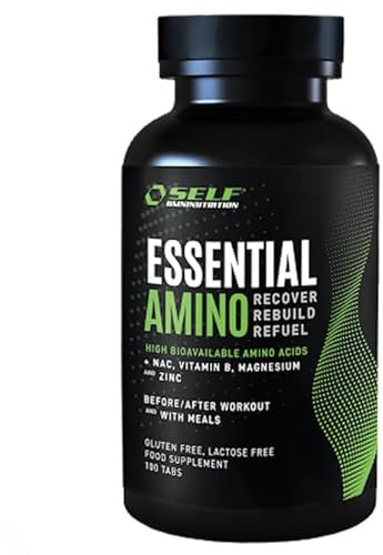 Self Omninutrition - ESSENTIAL AMINO aminoacidi essenziali 100 capsule - EAA con gruppo vitamine B