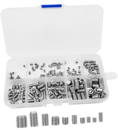 FELTECHELECTR 1 Schachtel Edelstahlschraube ausstecher rentier rostfreie Setzschrauben Entfernbar door knob heusgen Bausatz Gewindestift Praktische Rostfreier Stahl