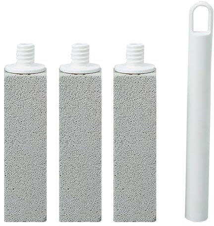 3 Piezas Bloque para Limpieza de Wc, Limpieza Piedra Pomez con Mango Colgante, Escobilla de BañO de Piedra PóMez, piedra de limpieza para inodoro, Pumice Cleaning Stone para Baños, Inodoros, Cocinas