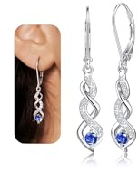 YADOCA Ohrringe Silber 925 Hängend für Damen, Silber Hängend Ohrringe, Cubic Zirkonia Lang Tropfen Ohrring Schmuck Geschenke Mütter Tag Valentinstag Geburtstag