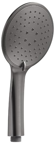 Gedy Tech 14 Alcachofa ducha, Mango ducha, Gun metal, ABS, 3 modos de chorro, ahorro de agua, fácil limpieza
