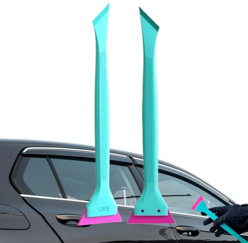 Estrattore di vetro, raschietto con maniglia, estrattore per vetri per auto, camion, uso quotidiano, esterno, pavimento, cucina, garage, piastrelle, bagno e posto di lavoro