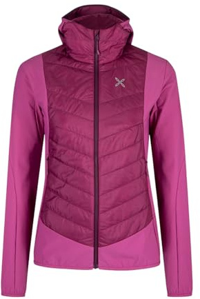 MONTURA Trace Hybrid Baton Rouge/Vinaccia Veste d'extérieur pour femme Taille L Protection résistante aux intempéries pour le ski et la montagne