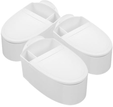 Ipetboom 3pcs Wall Mounted Ashtray with Lid Toilet Shape, Indoor and Outdoor Ash Holder for Bathroom, Bedroom, Office, Creative Nail-free Flip-top Smoke Ashtray