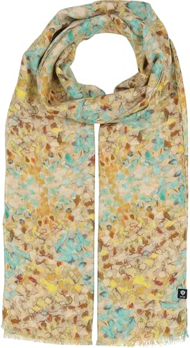 FRAAS Damen Schal Sustainability Edition | Aquarell Blüten Hortensien | 100% Viskose | 58 x 178 cm