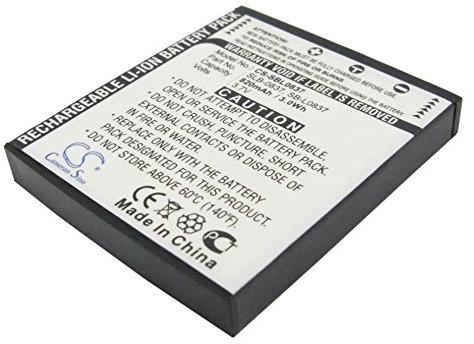 Battery for Samsung Digimax L83T, 3.7V, 820mAh, Li-ion