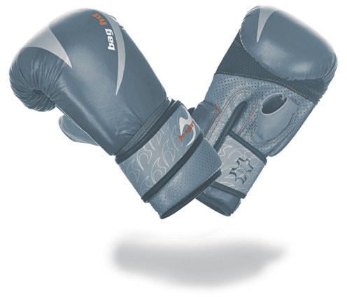 Ju-Sports Sandsackhandschuhe Bag hd - Rindsleder I Gepolsterte Boxhandschuhe für Balltraining, Pratzen, Sandsack Training I Atmungsaktives Mesh & Löchern I Größe M