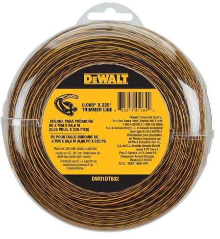 BLACK + DECKER DEWALT Stok Genuine OEM Replacement Trimmer Line # DWO1DT802