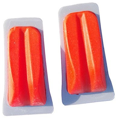 Milaem Gummi Bogenschießen Stabilisierer Bogen Dämpfer für Recurve Bogen und Lang Bogen mit Klebeband(Rot,Packung pro 2)