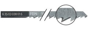 Fein HSC-Sägeblätter Länge 88 mm, Zahnabstand 4,0 mm 5 Stk