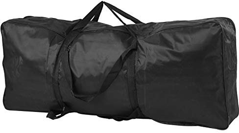 61-Tasten-Tastaturtasche, schwarze wasserdichte Schutzhülle aus elektronischem Orgelpiano aus Oxford-Stoff, langlebig und tragbar