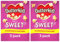 Microwave Popcorn Butterkist 2 Boxes Sweet Variety 3 x 60g Bags in Each Box Instant Party Night In Cinema Food Sweet