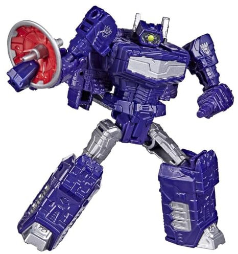 Transformers Toys Generations Legacy Core Shockwave Action Figure - 8 and Up, 3.5-inch, Multicolor (F3009)