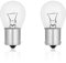Bombillas Exteriores BA15s S25 32V 18W, Regulables, Blanco Cálido 2700K, 100lm, Bombillas Freno Coche y Intermitente para Barco, Autobús, Casa Rodante, Automóvil, Paquete de 2