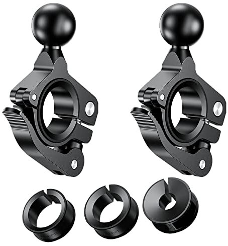 Base pour pince de guidon Support Telepass Accessoires de montage à bille de 1 '' compatibles avec supports RAM Mounts Installation sans outil (R18)*2