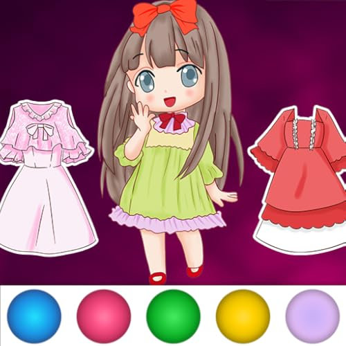 Fashion Stylist Coloring Book : Makeup & Dress Up Coloring Game