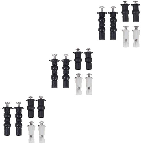 Housoutil 3-teiliges Toilettendeckel-schraubenset Komplettset Für Kaputte Oder Alte Schrauben Toilettenzubehör