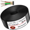 Von 5 bis 25m Erdkabel Starkstromkabel NYY-J 4x16 mm² Elektrokabel OFC Ring zur Verlegung im Freien, Erdreich (25m)