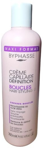 BYPHASSE Maxi Format Crème Capillaire Définition Boucles Hair Styling Cheveux Bouclés enrichi en Provitamine B5 et Aloe Vera
