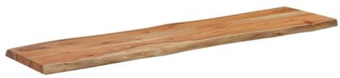 vidaXL Piano Tavolo 180x40x2,5 cm Rettangolare Legno Acacia Bordi Vivi, Piano Tavolo in Legno, Piano Tavolo Rettangolare, Piano tavolino