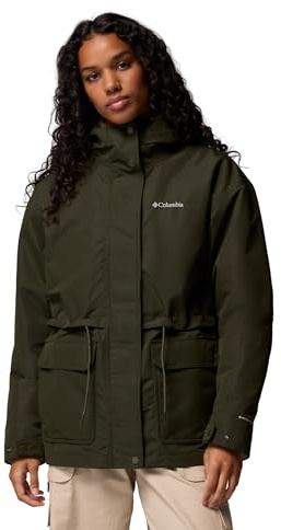 Columbia Drop Ridge II Chaqueta Impermeable 3 en 1, Diseño Dinámico, Reflectante de Calor, Ajuste Personalizable, Sherpa Acogedora, Barrera Impermeable - Mujer