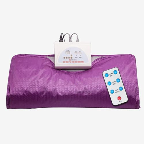 SULQING Manta de Sauna Infrarrojo, Sauna Portátil de Infrarrojos lejanos para la Desintoxicación del Hogar, para Modelar el Cuerpo Desintoxicación Fitness Belleza Fisioterapia