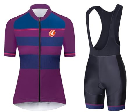UGLY FROG 2025 Radtrikot Damen Sets Fahrradkleidung Frauen Kurzarm Sommer Fahrradbekleidung Rennrad