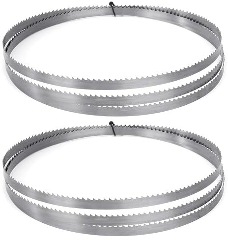 Tunejoy Lame per Sega a Nastro 1790 x 9,5 x 0,35mm 6T SK5 Lame per Sega a Nastro per Tagliare la Schiuma Plastica del Legno 2 Pezzi