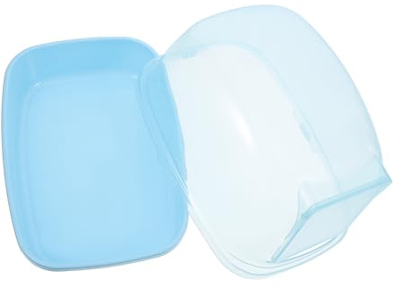 UKCOCO Bagnetto per Criceti e Cincillà Contenitore per Toilette Sabbia per Bagni Lavaggio Sicuro Design Facile da Pulire per Piccoli Animali Domestici