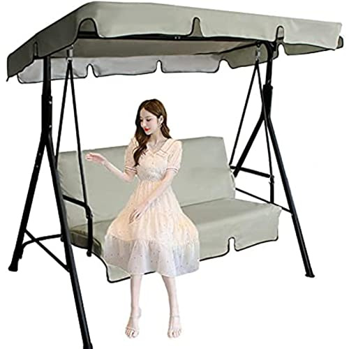 Waterproof Replacement Canopy for 23 Seater Swing Chair Durable Cushions Cover Outdoor Garden Swing Roof Fabric Perfect for Hollywood Swing Set Accessories