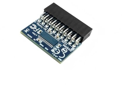 Jintai Módulo TPM 2.0 TPM SPI LPC de 20 pines para placa base Gigabyte B150M B250M B450M B450 Gaming X B450M DS3H B450M DS3H V2 GA-B150-HD3 GA-B250-HD3 GA-N3150M-D3 Compatible con G3P C-TPM2.0