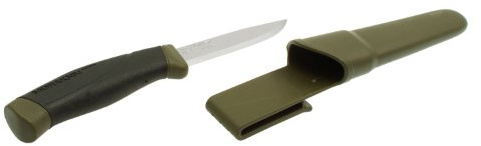 Mora Outdoormesser - Companion Carbon -, mit Kohlenstoffstahl-Klinge & Kunststoffscheide