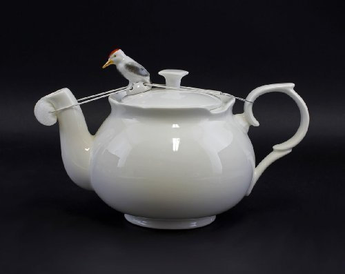 Porzellan Tropfenfänger Specht