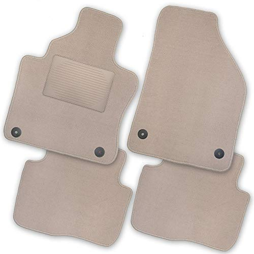 Autofußmatte Exklusiv (Gas) beige für Porsche 924/944 Baujahr 1976 bis 1991 | ohne Befestigung