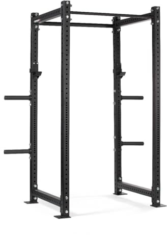 Titan Fitness X-3 Series Tall Bolt-Down Power Rack with Weight Plate Holders 36-in. Depth