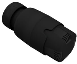 Kiamami Valentina - Cabeza termostática de decoración Negro Mate