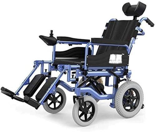 Sedia a rotelle, sedia a rotelle elettrica Intelligente Automatico Paziente anziano Veicolo a quattro ruote Scooter for disabili Pieghevole leggero