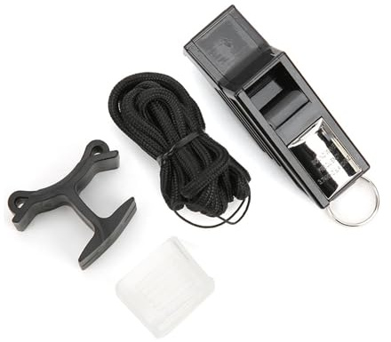 Yosoo Health Gear Schiedsrichterpfeife, Basketball, Sport, Training, Fußball, Camping, Überleben, Notfall, Lebensrettende Pfeifen aus Edelstahl für Schiedsrichter, Trainer, Lehrer, Training,
