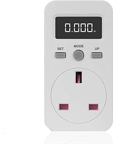 Digital Power Meter Plug-in Socket Electric Wattmeter Energy Monitor UK Plug