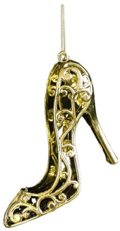 MagiDeal Christmas Tree Hanging Decoration Xmas Decoration Window Indoor Christmas Ornament Pendant for Festival Doors Dorm Farmhouse, Shoe 4.5x10x8.5cm