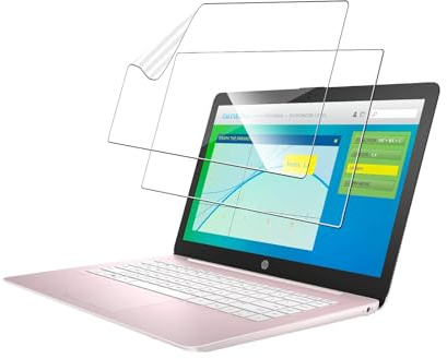 KZIOACSH Screen Protector for HP Stream 14 Inch Laptop, 2 Pack HD Clarity Scratch-Resistant PET Screen Protector Ultra Slim Touch Sensitive Bubble Free Protective Screen Guard, NOT GLASS