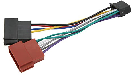 RASTKY Adattatore del Cablaggio ISO Radio, Altamente idoneità, Installazione Rapida e Semplice, Materiale ABS Premium, Tipo di articolo: Adattatore di Cablaggio ISO, Materiale: ABS,