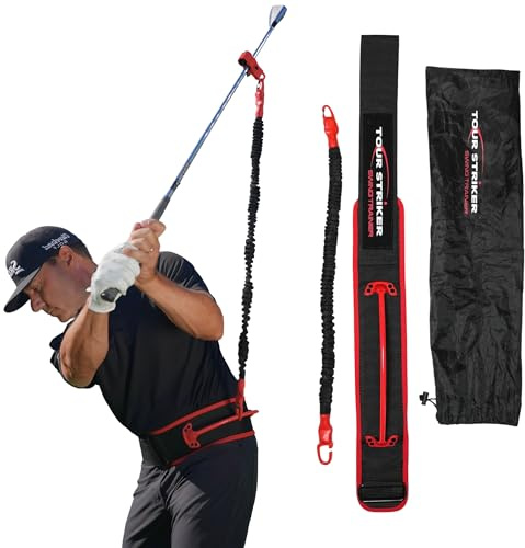 Tour Striker Swing Trainer – Golfschwung-Trainer Hilfe für Muskelgedächtnis & richtigen Schwungweg – verbessert Inside‑Out Strike, Tempo & Konsistenz – Indoor & Outdoor