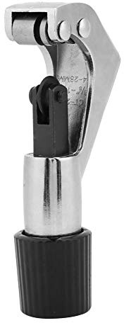 TAGLIATUBI IN RAME ACCIAIO ATTREZZO PORTATILE PER TAGLIO TUBI METALLO TAGLIO LISCIO DI ALTA PRECISIONE PICCOLE AREE DI SPAZIO (Argento)