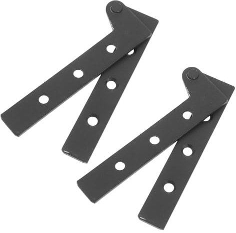Yardenfun 2 pezzi Cerniere Nascondibili per Porte in Inossidabile Cerniere Perno Girevoli Spesse per Porte e Mobili Design Stabile per Installazione Facile