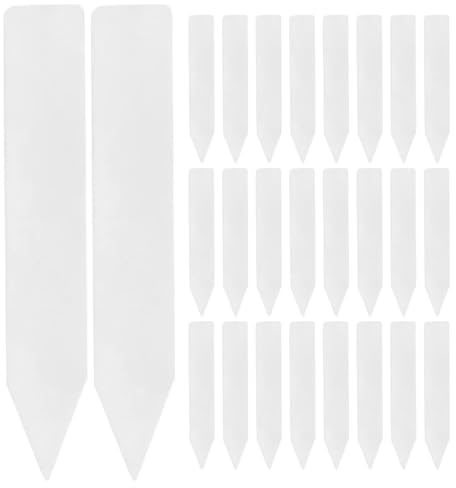 GAROZATION 240 Etichette da Giardino in Plastica Resistenti alle Intemperie, Marcatori per Piante da Esterno Scrivibili, Etichette per Piante Grasse da Vaso 10x1.8 Cm per Serra e