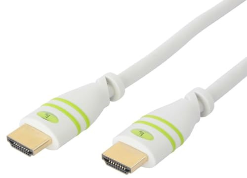 Techly 306943 Cavo HDMI™ High Speed con Ethernet A/A M/M 10 m Bianco Bianco